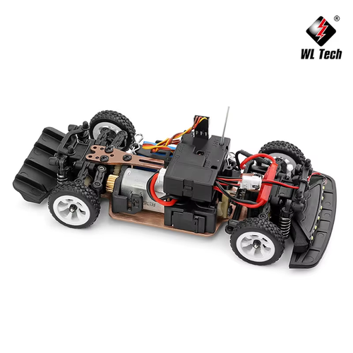 284131 1:28 4WD 2.4G Mini RC Racing Car High Speed Off-Road Remote Control LED L - Afbeelding 5 van 12