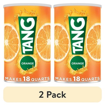 (2 pack) Tang Jumbo Orange Drink Mix with Vitamin C, 58.9 oz Canister New