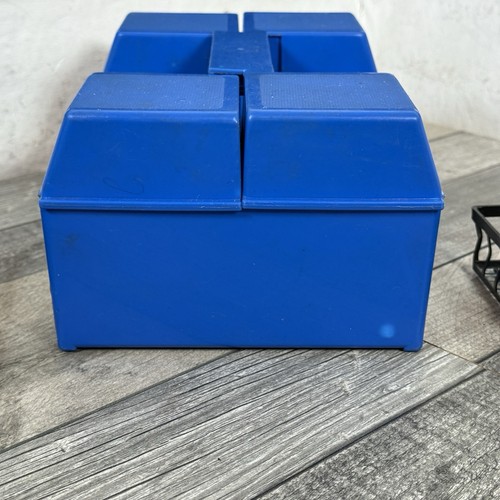 Matchbox Carry Case Vintage Toy Cars Classic Blue Genuine Made England Retro - Picture 8 of 15