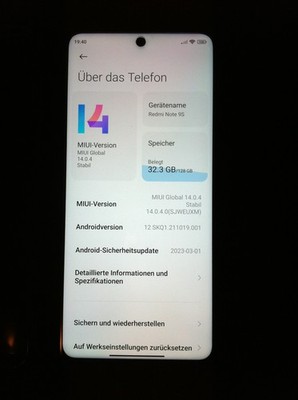 Xiaomi Redmi Note 9S 6GB/128GB Aurora Blau Snapdragon 720G