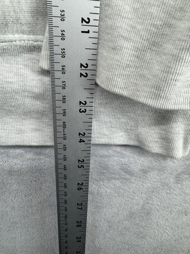 Vintage College of William and Mary University Tribe Hoodie Gray NO SIZE TAG - Picture 4 of 7