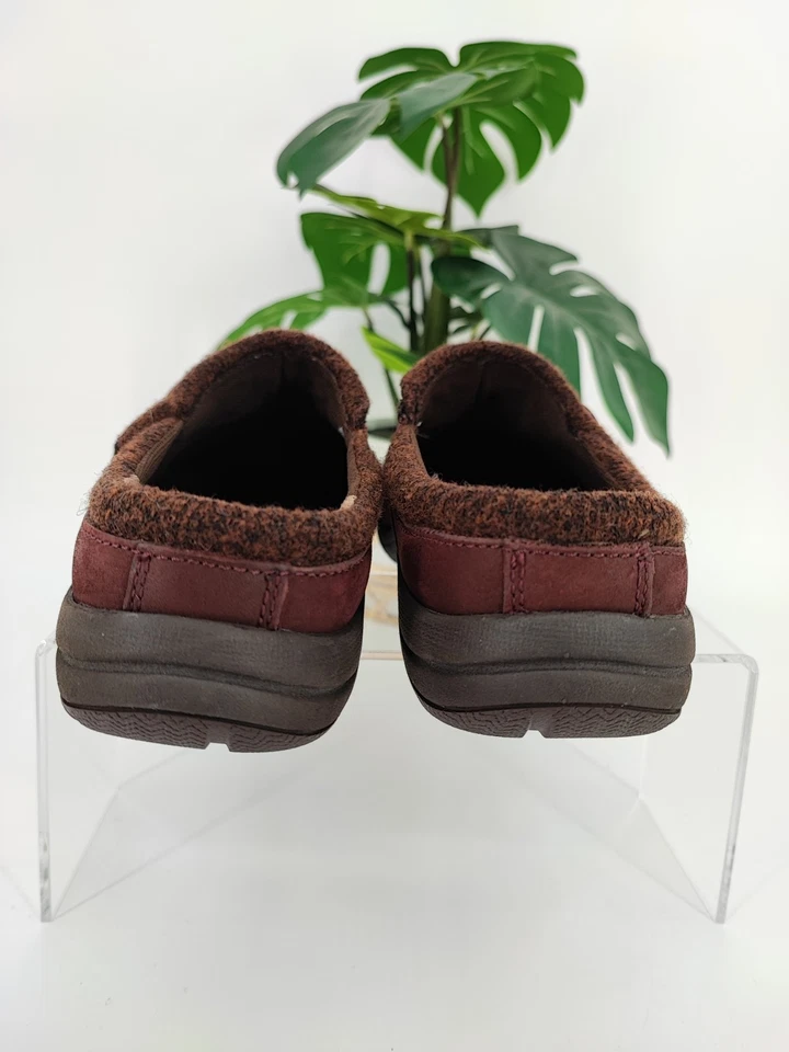 Merrell Women's Andora Burgundy Leather Clogs Size 7.5 US - Image 3 of 4