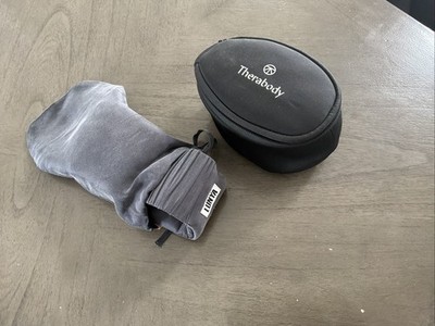 Therabody Smart Goggles 1st Gen Eye Mask Massager Heated Grey & Luna Silk Mask