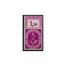 Mi. Nr. 125 Or I Oberrandst&uuml;ck mit kleinen Nullen postfrisch