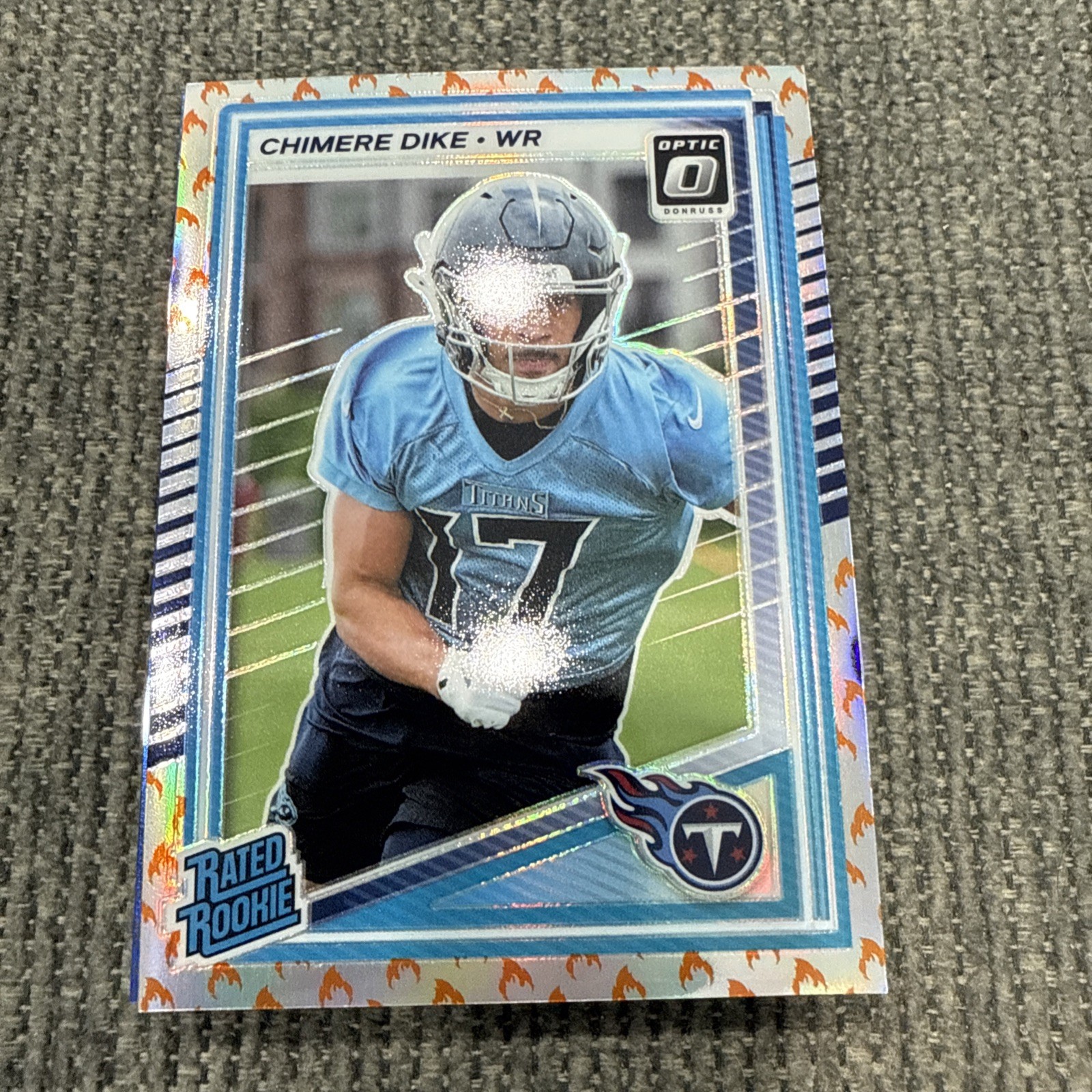2025 Panini Donruss Optic - Rated Rookie Chimere Dike #269🔥 Fire Emoji SSP (RC)