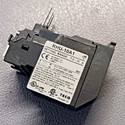 RHU-10A1 TECO FN-X0257-2C THERMAL OVERLOAD RELAY 10-7.2A NEW