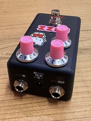 Fender Hello Kitty Black Fuzz Pedal Fuzz Distortion Effects Pedal