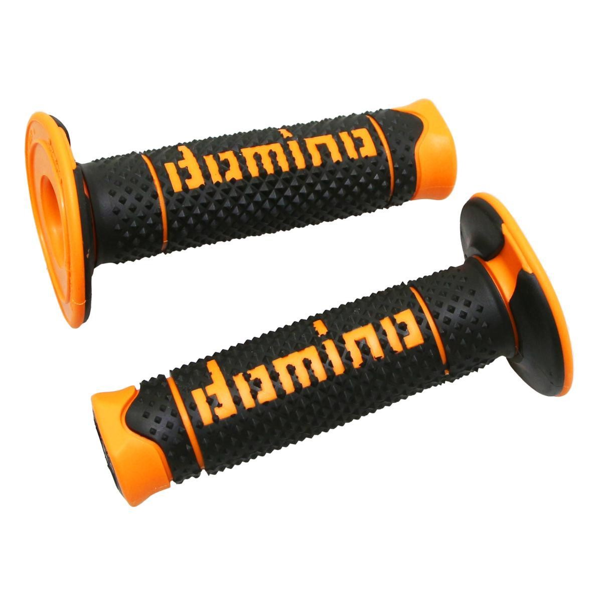 Poignées moto off road Domino A260 pour réduire les vibrations au guidon 120mm