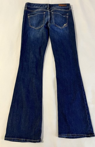 Express Jeans Women 4 R Boot Cut Low Rise Dark Wash Stretch Denim 31x32 - Picture 7 of 8
