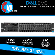 Dell PowerEdge R730 16B SFF 2U Server -V2- Choose CPUs/RAM/Drives - Wholesale