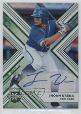 2018 Panini Elite Extra Edition Auto Emerald /25 Jhoan Urena #146 Auto