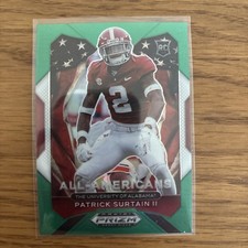 2021 Panini Prizm Draft Picks - All-American Patrick Surtain II #199 Green Prizm