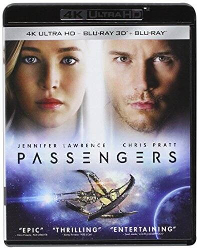 Passengers - Blu-ray By Jennifer Lawrence - GOOD