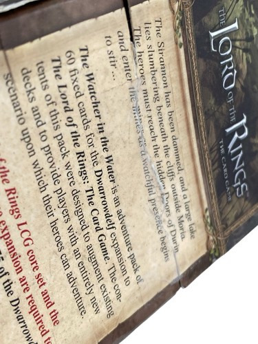 The Lord of the Rings (LotR) - Living Card Game (LCG) - The Watcher in the Water - Picture 8 of 8