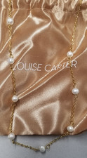 Louise Carter 14K Gold Plated Laney Pearl Necklace 17"+2"