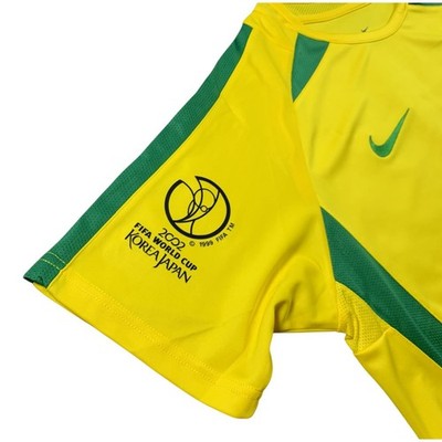 Ronaldo #9 Brazil Home Jersey 2002 World Cup - Retro Shirt - Mens