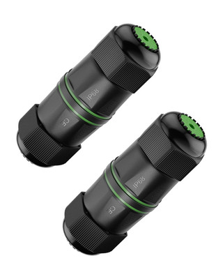 Waterproof RJ45 Coupler Cat6, IP68 Waterproof Ethernet Coupler Female to Female,