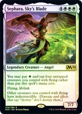 1x Sephara, Sky's Blade - Foil - Promo Pack Light Play MTG Magic - Kid Icarus -