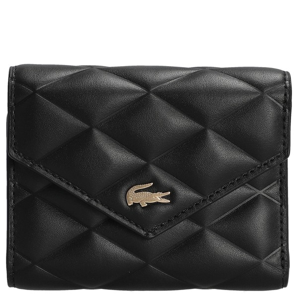 Lacoste Billfold Compact Wallet - GeldböRse 6Cc 11.5 Cm (Noir)-image
