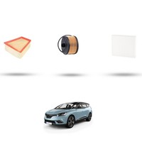 Hoffcar Wartungsset - 3 Filter FüR Renault Scenic IV / Grand Scenic 1.3 Tce 12