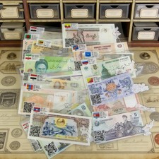 52pc World Currency Lot | Uncirculated Banknote Collection | Great Gift Idea