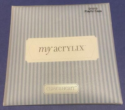 Close To My Heart ~My Acrlix  stamp set~D1013 Playful Caps~Used~Alphabet