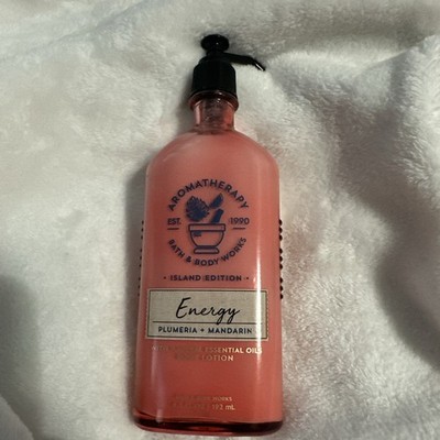 Brand New Bath & Body Works Plumeria Mandarin Aromatherapy Energy Body Cream