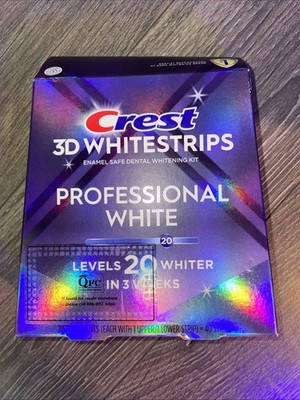 Crest 3D Levels 20 White Professional Teeth Whitening kit - 20 Treatm Ex 03/28