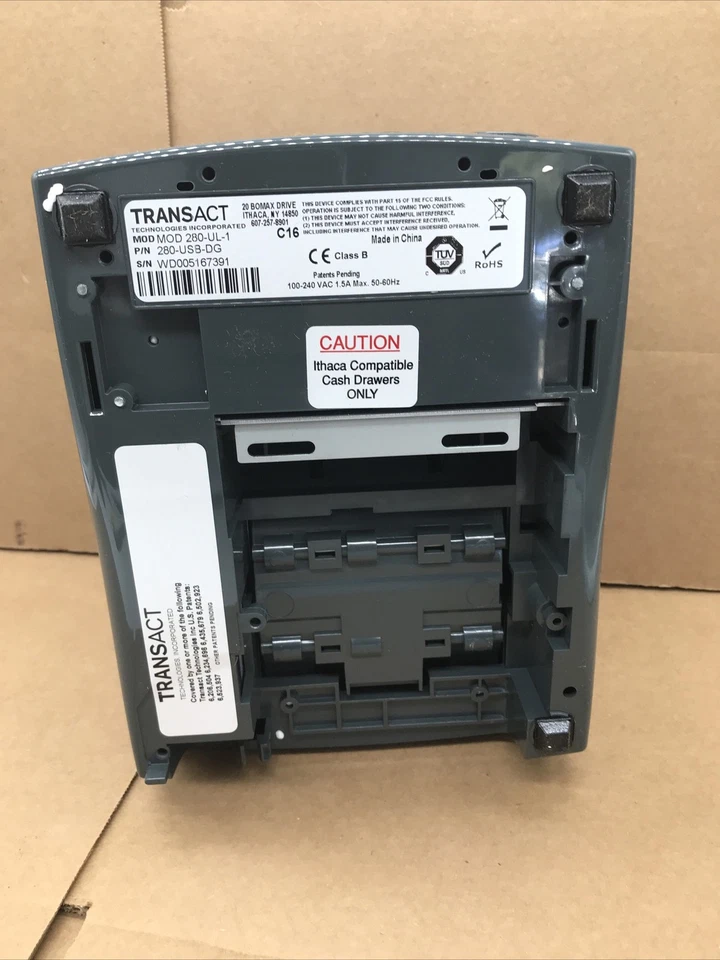 TransAct iTherm 280 MOD 280-UL-1 Thermal POS Receipt Printer - Image 2 of 3