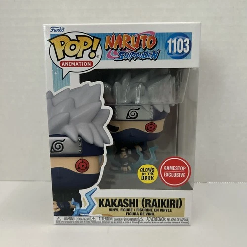 Funko Pop! Naruto Shippuden - Kakashi Raikiri #1103 Glow GITD GameStop Ex. Mint!