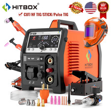 200A Air Plasma Cutter 110V/220V TIG/MMA/Pulse TIG Welder with foot pedal US