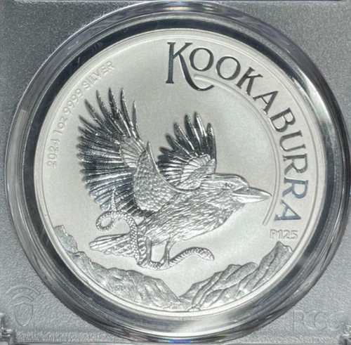 2025-P125 AUSTRALIA KOOKABURRA~ PCGS MS 70 ~BEAUTIFUL SILVER ROUND~