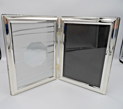 Sheffield Home, Silver Collection, Byfold Photo Frame 5 x 7in, Unused, Memory