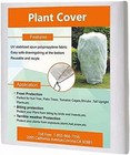 Agfabric Plant Cover Freeze Protecting Bags Warmth 0.95oz 48*55'' Frost Blanket
