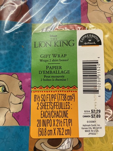 Vintage 90s Hallmark Happy Birthday NOS Disney Lion King Barbie 101 Pocahontas  - Picture 13 of 20