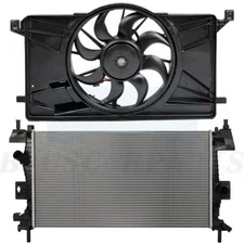 Electric Radiator and Cooling Fan Kit For 2012-2018 Ford Focus 2.0L Front