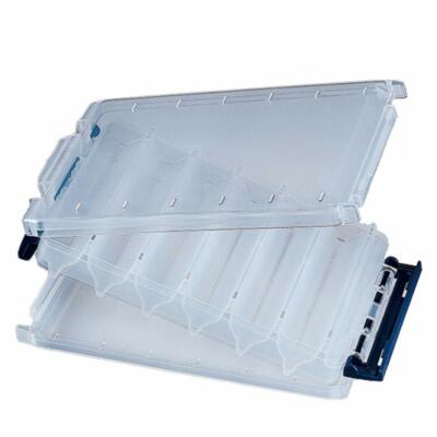 MEIHO Fishing Double Layer Bait Tackle Storage Box Plastic Clear Reversible 120 