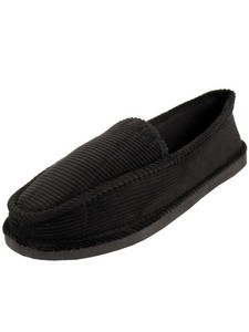 black slip on slippers