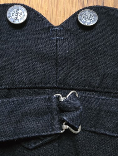 Vintage WAH Maker Herren Jeans Western Schwarz Denim Buckle Button Fly Gr. 34 (32×30) - Bild 10 von 16