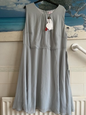 grey plus size cocktail dress