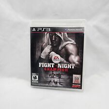 Fight Night Champion PS3 CIB Complete Boxing Game ESPN EA SPORTS Fighting