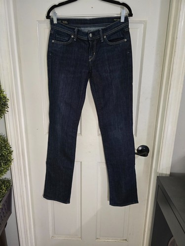 Citizens Of Humanity Womens Blue Denim Ava Jeans Low Waist Straight Leg Size 28 - Picture 5 of 10