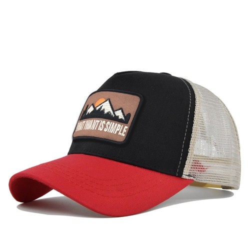 Hill Embroidery Men Women Trucker Mesh Baseball Hat Hip Hop Snapback Cap - Picture 9 of 51