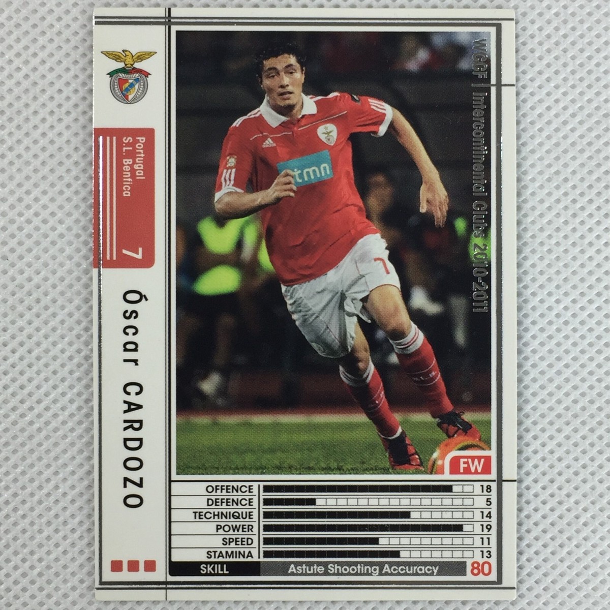 Panini WCCF 2010-11 Oscar Cardozo Benfica 253 Paraguay Japan | eBay