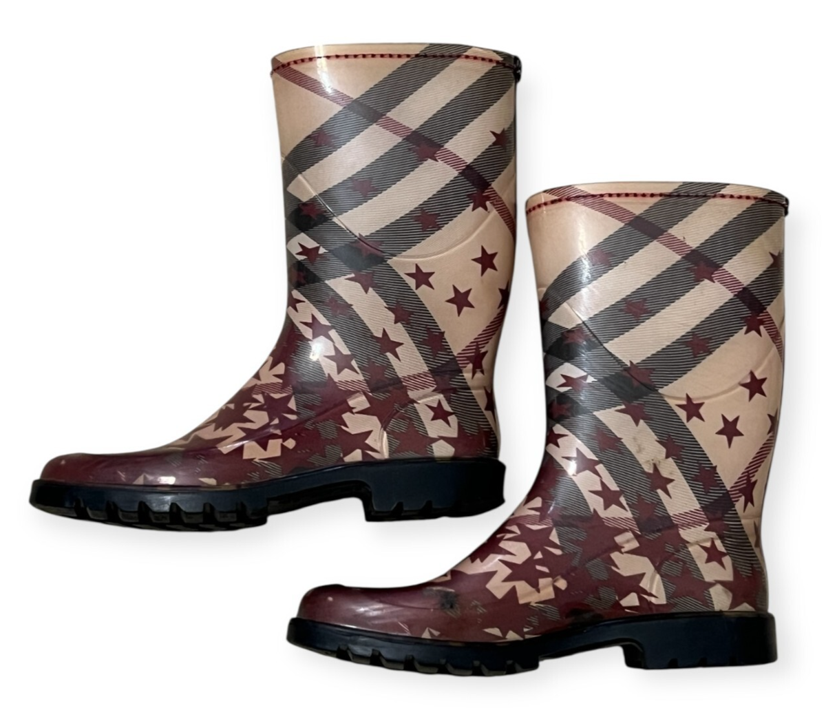 Waterproof Boots Burberry Rain Boots Europe AUTHENTIC Burberry