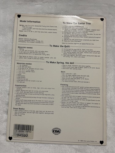 Alma Lynnes Works of Heart Earth Angels Spring Cross stitch Leaflet ALX-77 Chart - Picture 2 of 3