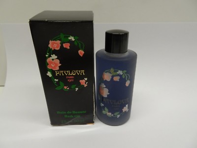 ORIGINAL PAVLOVA PARIS 1922 PAYOT BATH OIL 2 OZ NEW BOXED