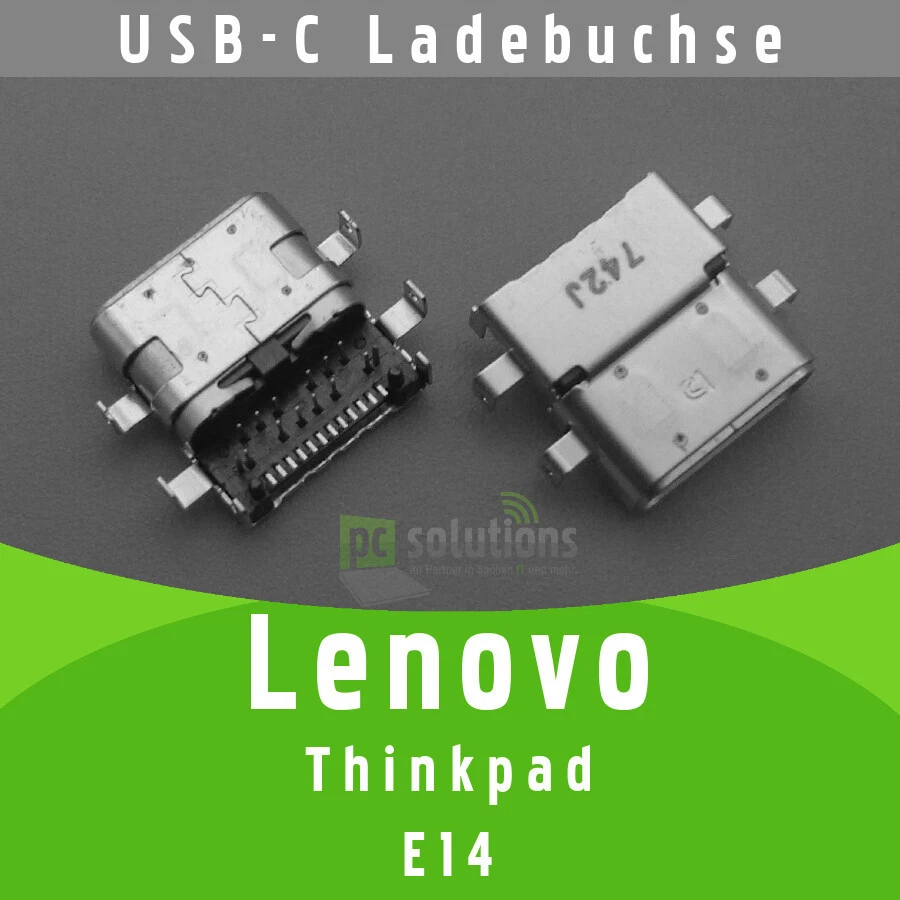 ✅ Lenovo Thinkpad E14 Gen.1 USB-C Femmina Presa di Ricarica Socket Port Connector