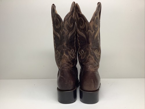 VTG WOMENS JB DILLON SQ TOE BROWN BOOTS SIZE 9 B - Picture 4 of 9