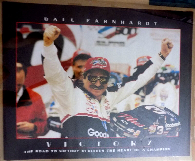 DALE EARNHARDT DAYTONA 500 WINNER POSTER